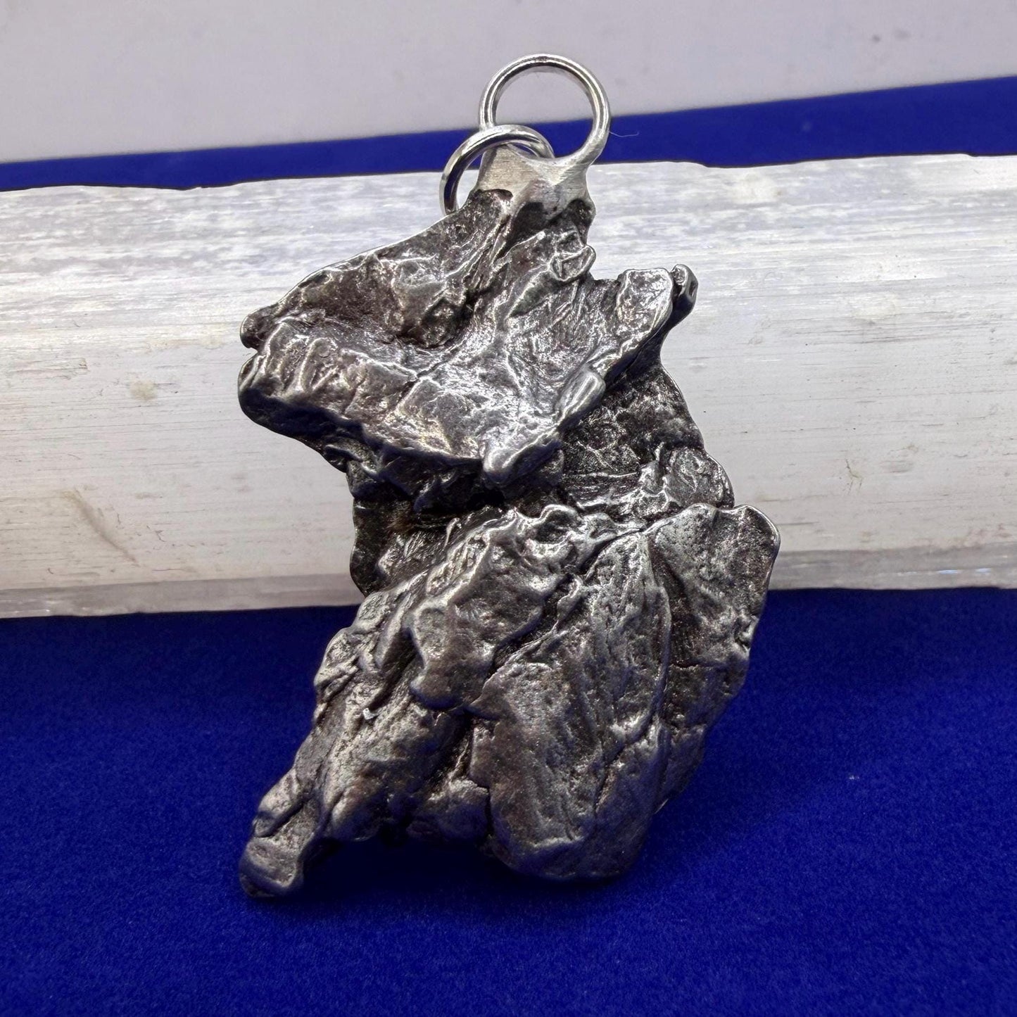 Campo del Cielo Meteorite Pendant: Authentic Iron Meteorite Jewelry, 22.94g
