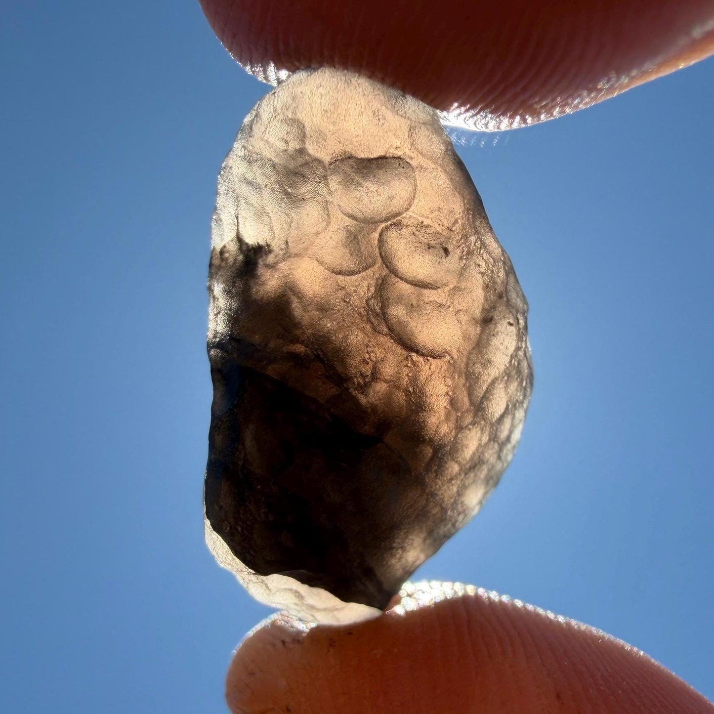 Saffordite Stone: Rare Cintamani, Arizona Tektite - 4.40 Grams