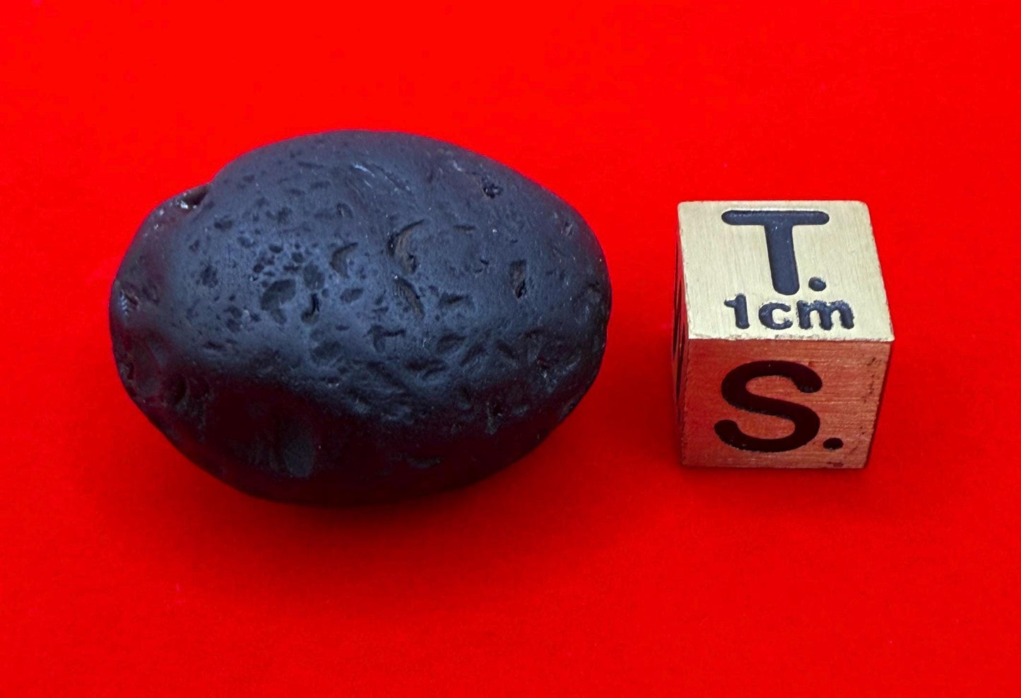 Saffordite Stone, Rare Cintamani, Arizona Tektite, 10.63 Grams