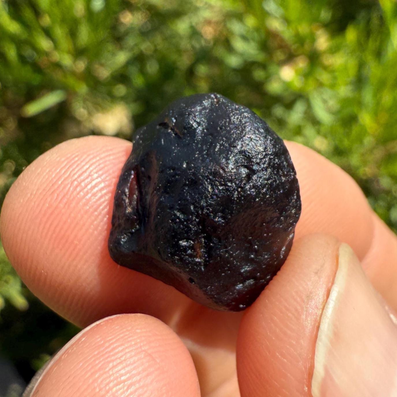Saffordite Cintamani Stone Specimen: Rare Arizona Pseudo-Tektite, 3.90 grams