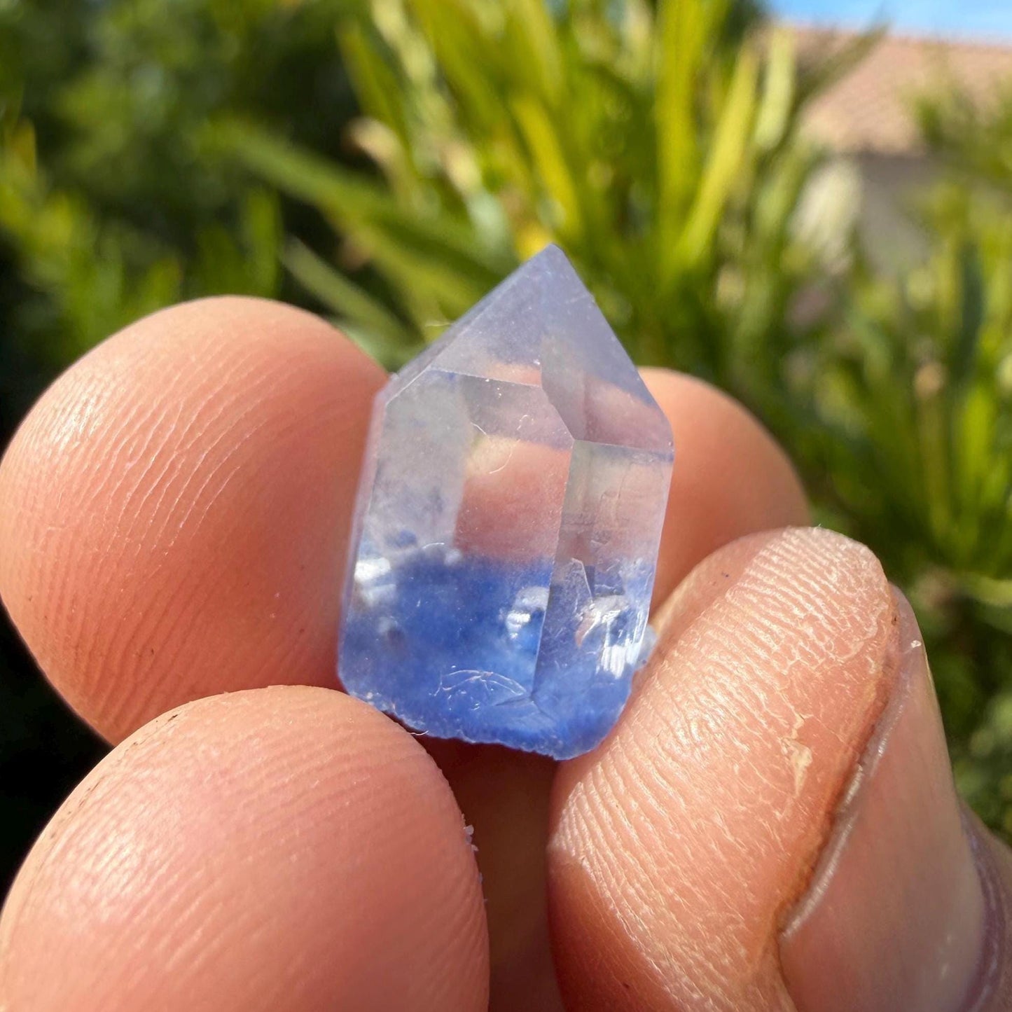 Brazilian Dumortierite Crystal- Blue Crystal Point, Rare Micro Specimen, 2.22g/11.1ct