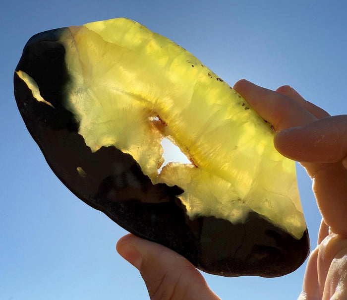 Prehnite Naturalite Crystal: Lucid Dreaming Reiki Stone, 240g/1200ct