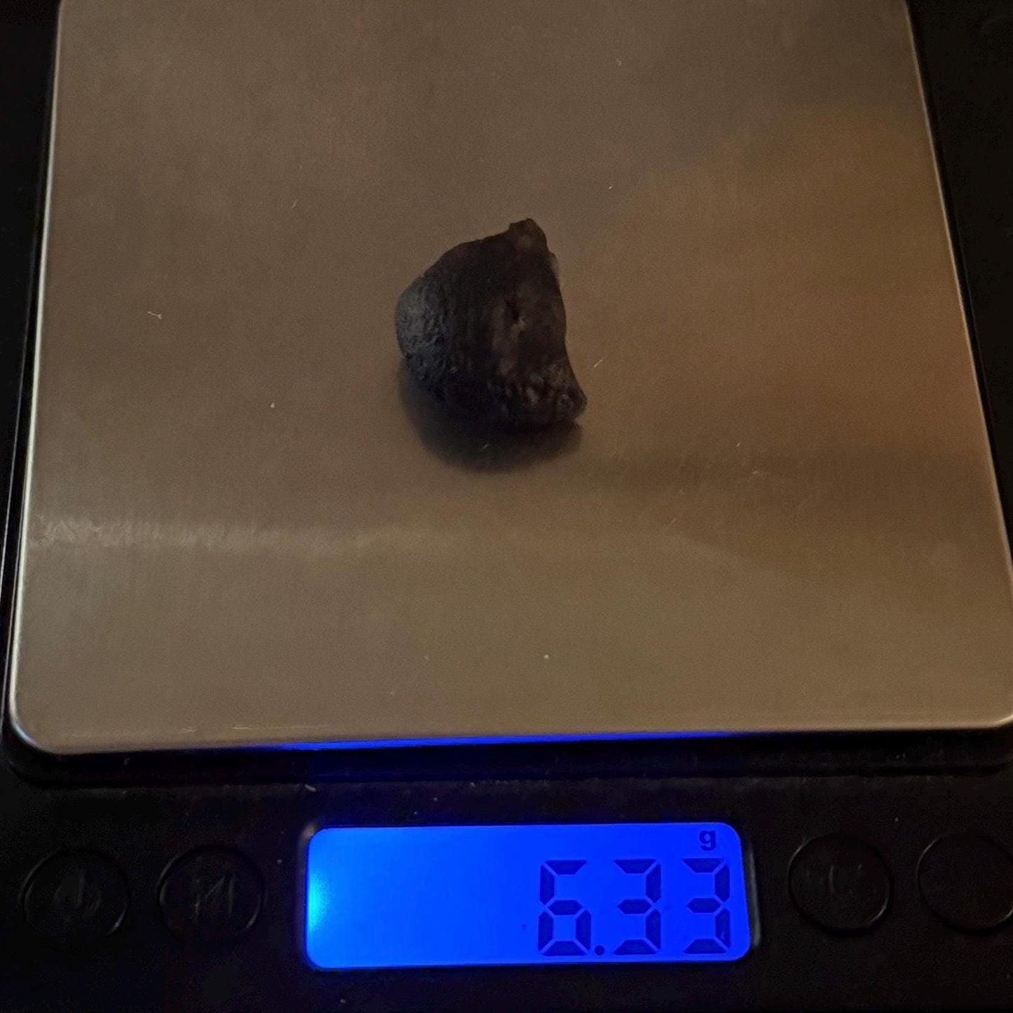 Saffordite Cintamani Stone Specimen: Rare Arizona Pseudo-Tektite, 6.33 grams