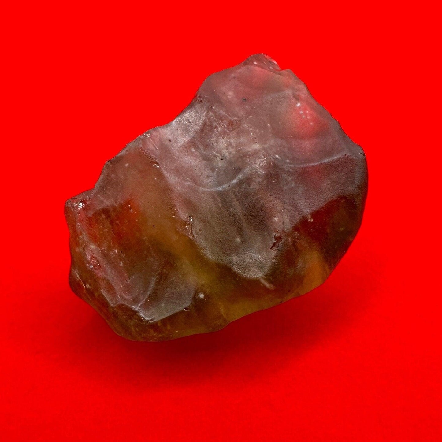 Rare Green Libyan Desert Glass Tektite: Manifestation Talisman, 18.73 grams