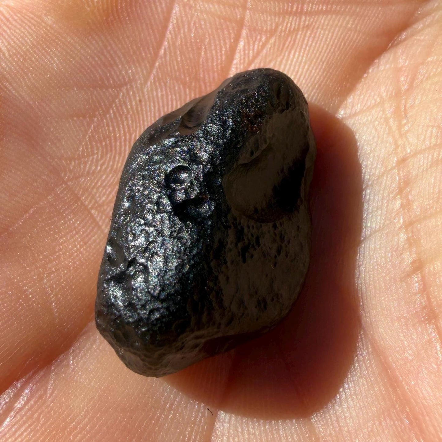 Saffordite Stone: Rare Cintamani, Arizona Pseudo-Tektite -5.58 Grams