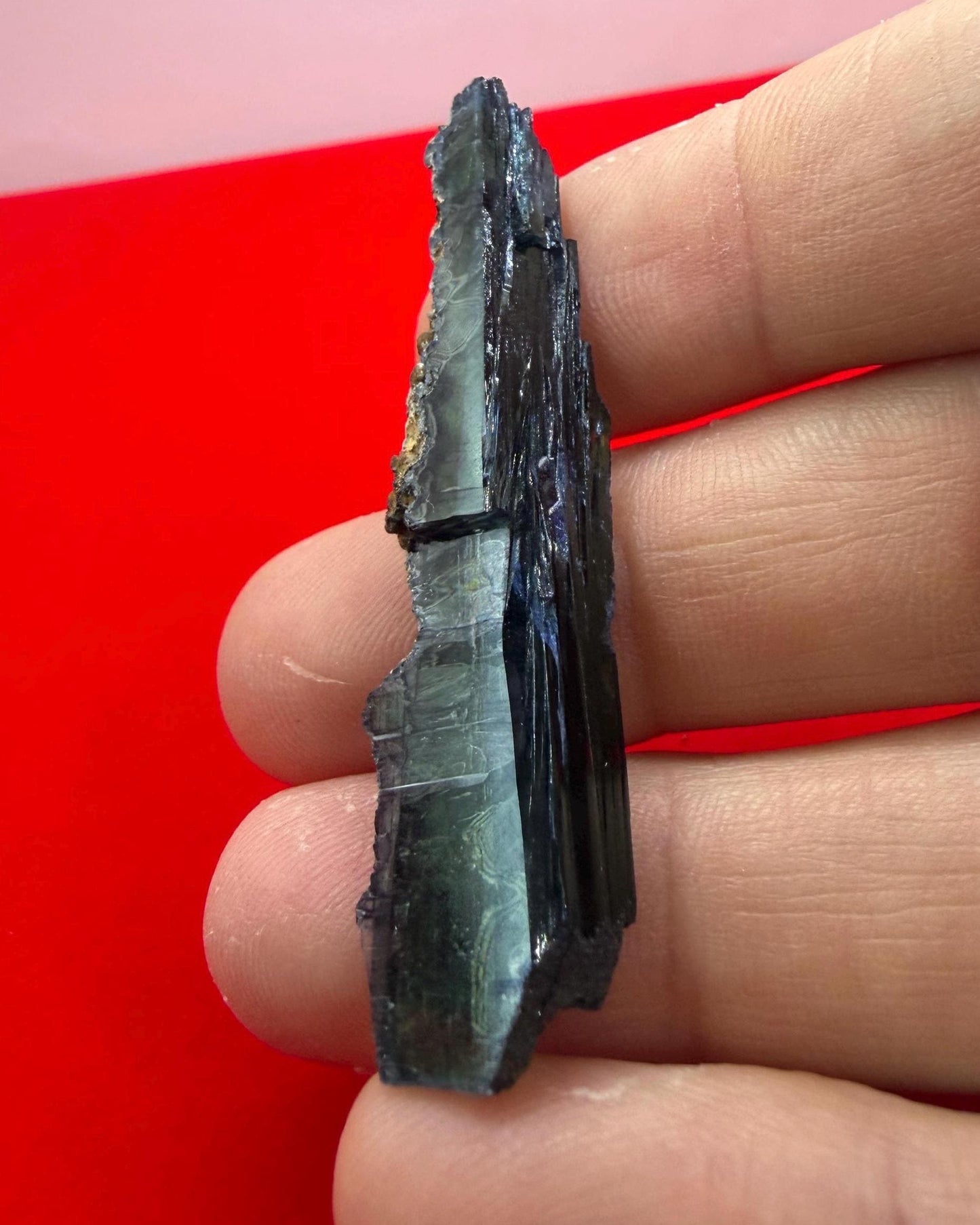 Rare Brazilian Vivianite Crystal: Reiki Energy Stone, Collector's Gem, 5.21g/26.05ct