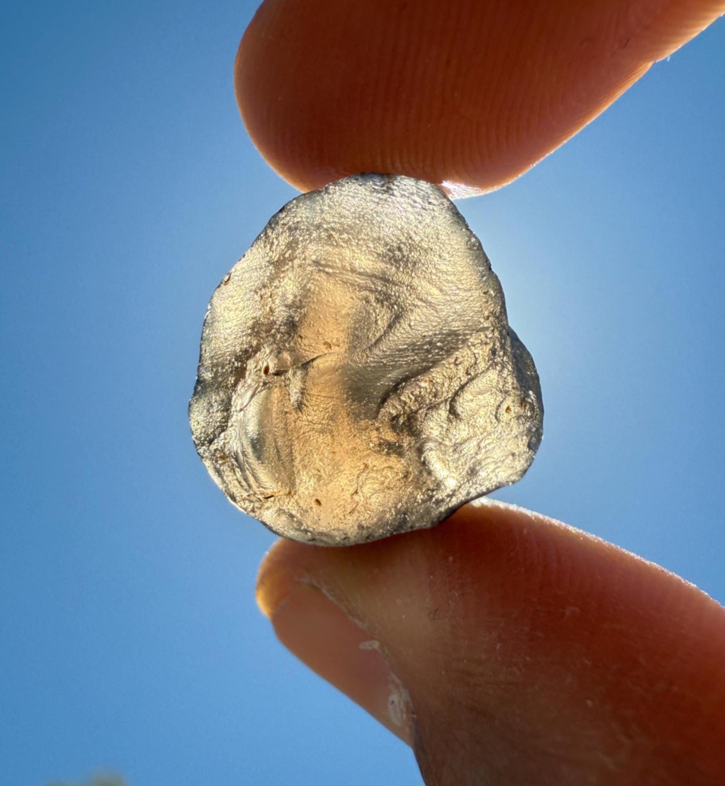 Translucent Colombianite Specimen, Shamanic Healing Stone (4.53 grams)