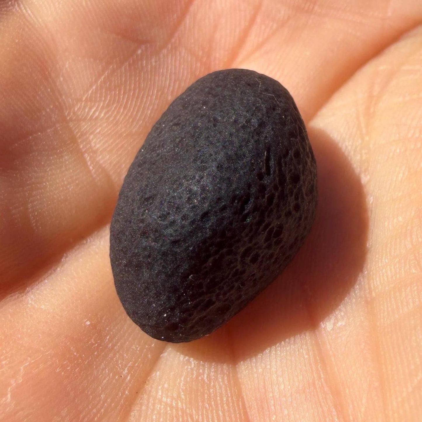 Saffordite Stone: Rare Cintamani, Arizona Pseudo-Tektite -5.93 Grams