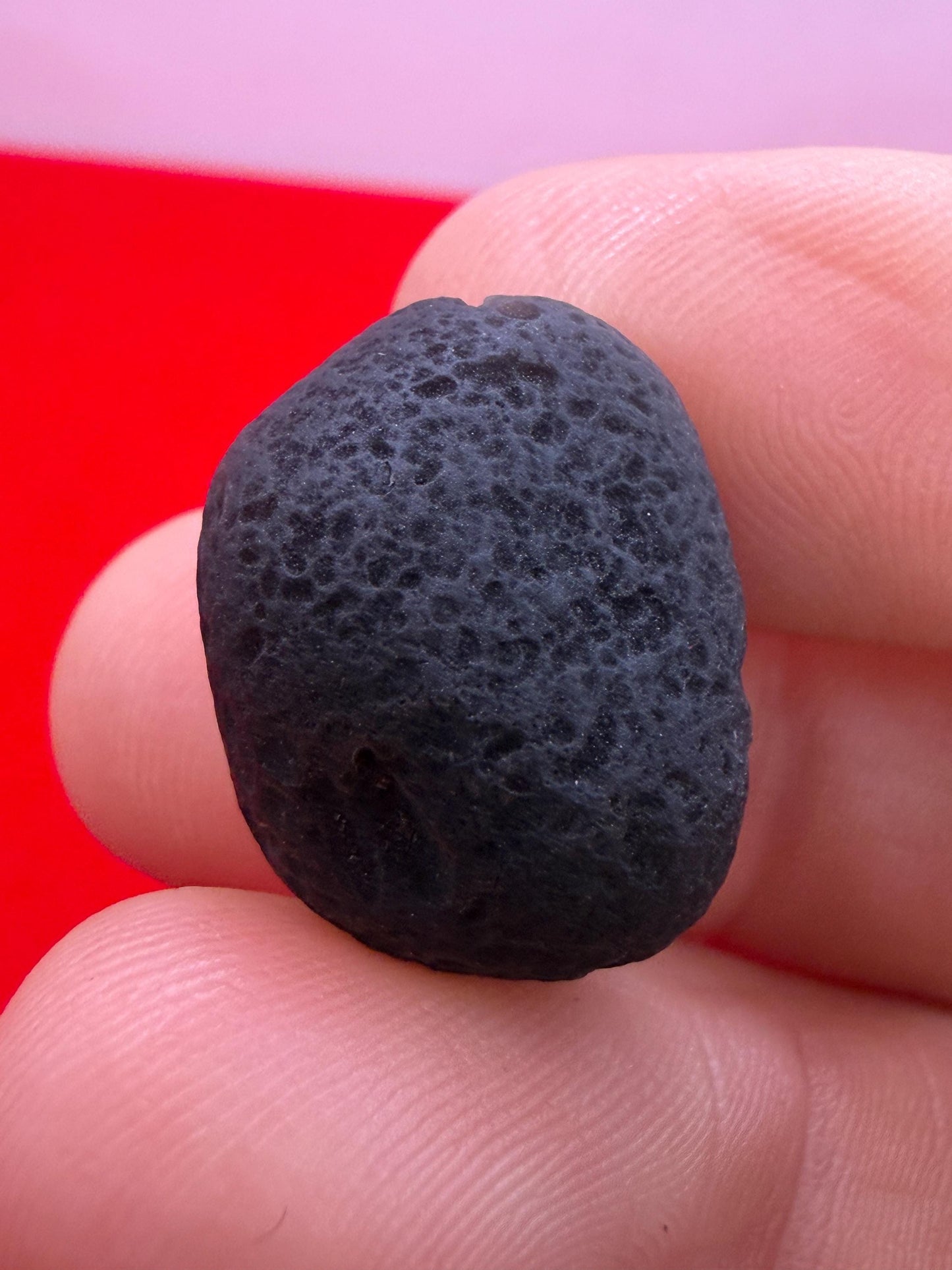 Saffordite Stone, Rare Cintamani, Elongated, Arizona, Pseudo Tektite, 5.84 Grams