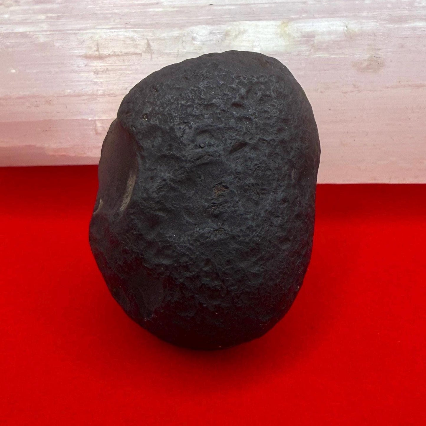 Saffordite Stone: Rare Cintamani, Arizona Tektite -17.34 Grams
