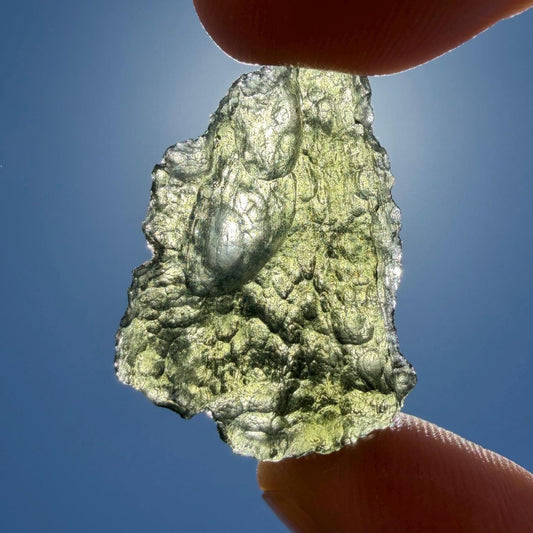 Authentic Moldavite Tektite Specimen, Czech Republic, 4.10 grams