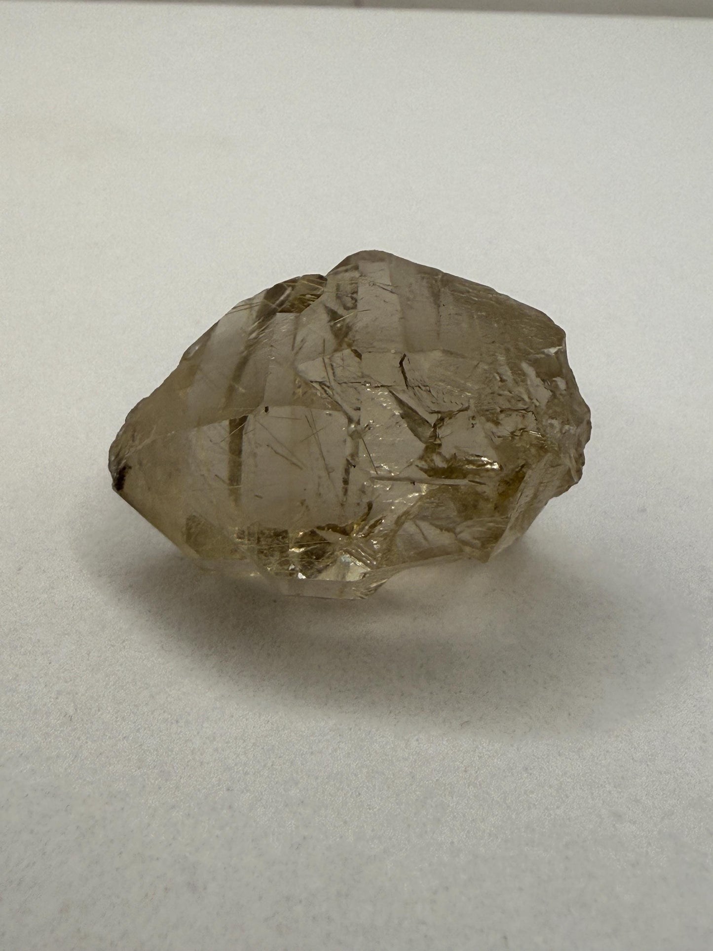 Golden Rutilated Quartz Crystal: Brazilian Fine Crystal, 19.89 grams