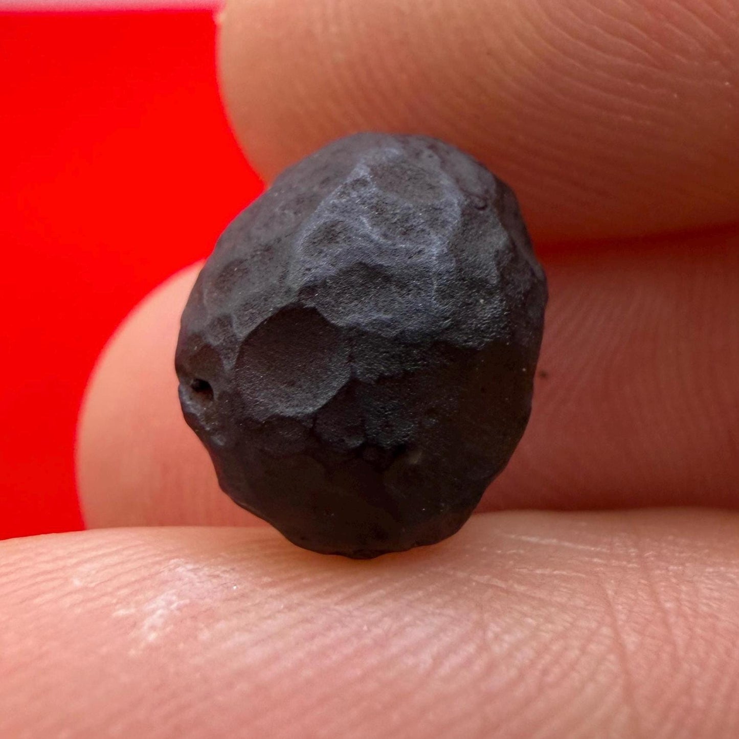 Rare Saffordite Stone: Arizona Cintamani Pseudo-Tektite, Translucent, 1.10 grams