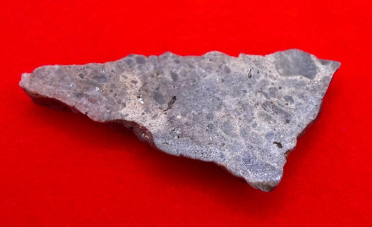 Oued el Hamim 001 Lunar Meteorite Slice, Authentic Moon Rock, Rare Aqueously Altered Lunar, 1.14g