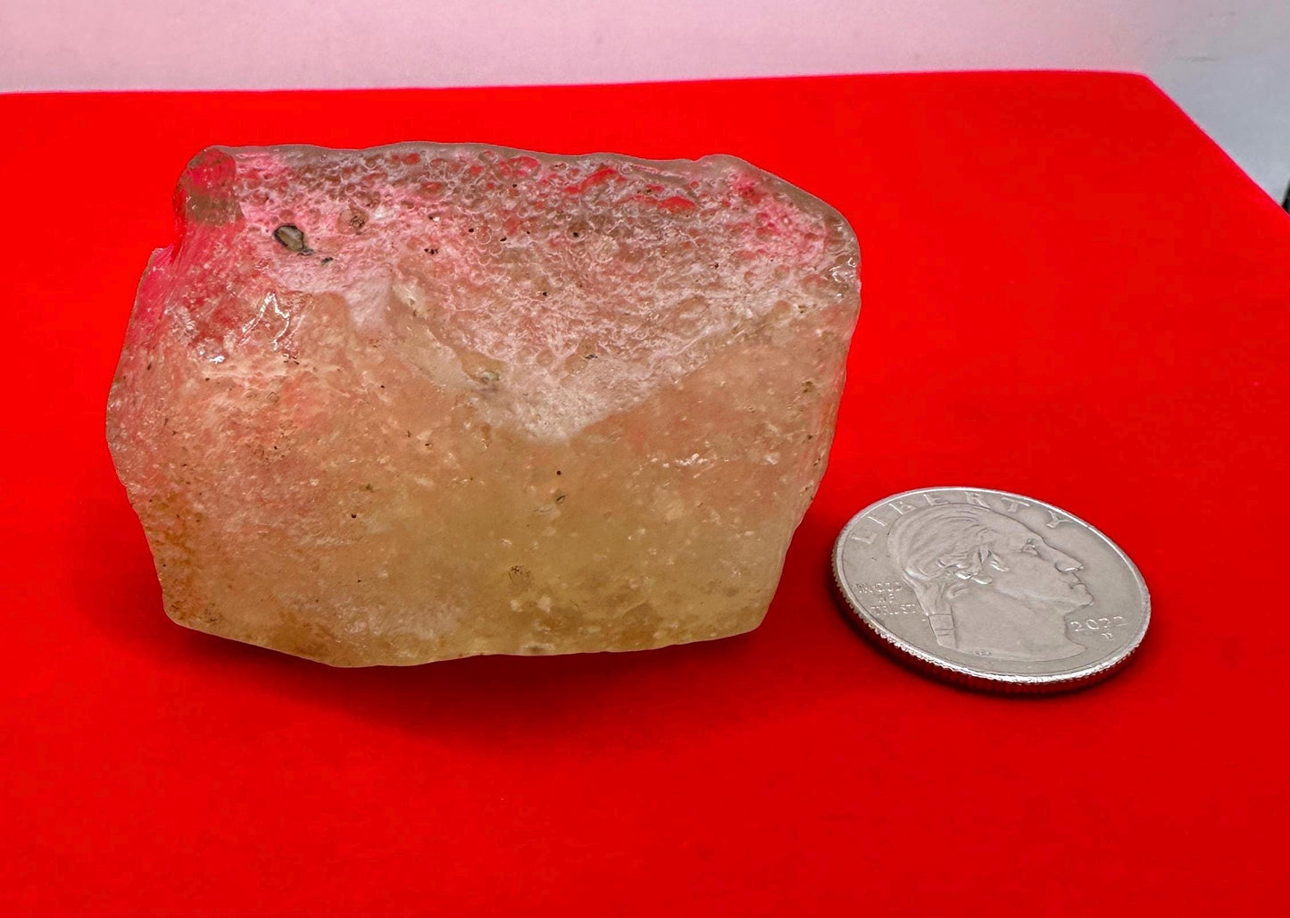 Libyan Desert Glass: Authentic Meteorite Impact Glass, Premium Sahara Specimen, 57.35 grams