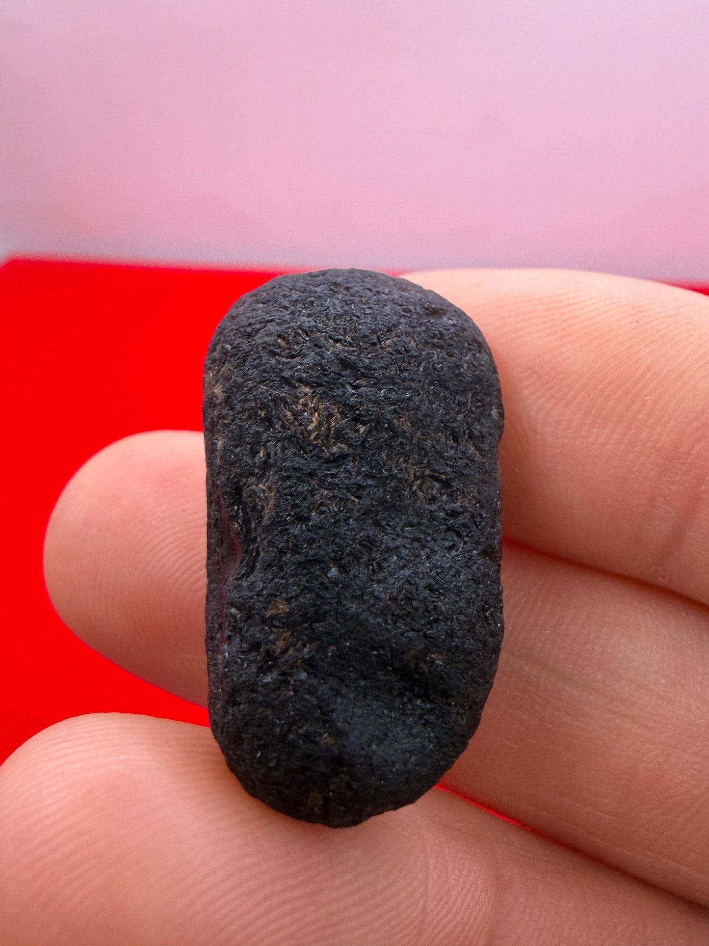 Saffordite Stone, Rare Cintamani, Elongated, Arizona, Pseudo Tektite, 8.18 Grams