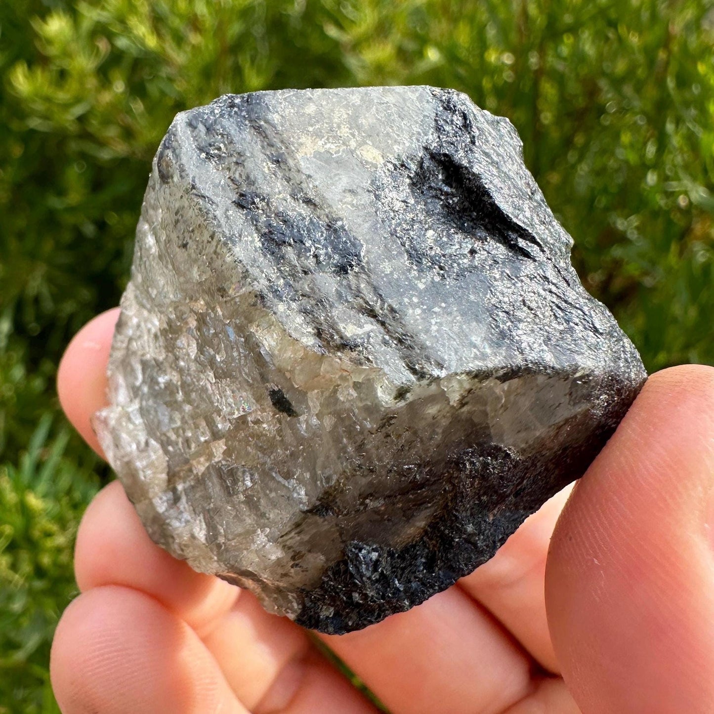 Brazilian Phenacite Crystal with Biotite | Reiki, Meditation Stone