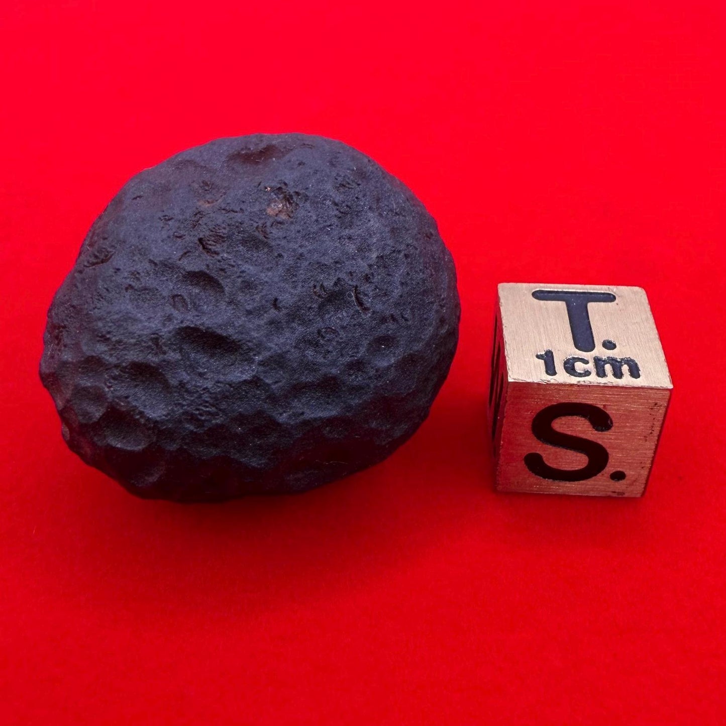 Saffordite Stone: Rare Cintamani, Arizona Pseudo-Tektite -16.28 Grams