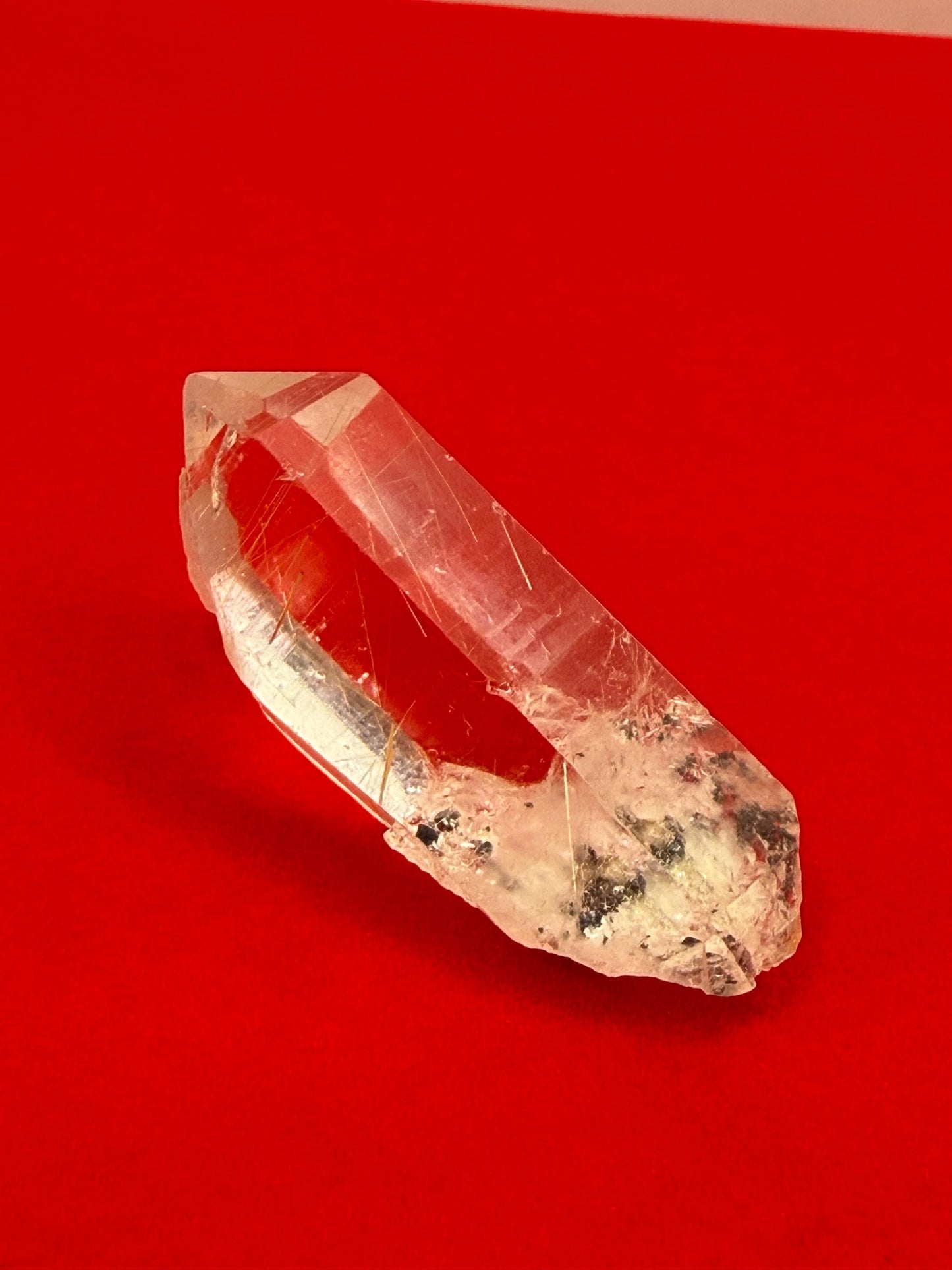 Golden Rutilated Quartz Crystal: Brazilian Fine Crystal, 9.20g