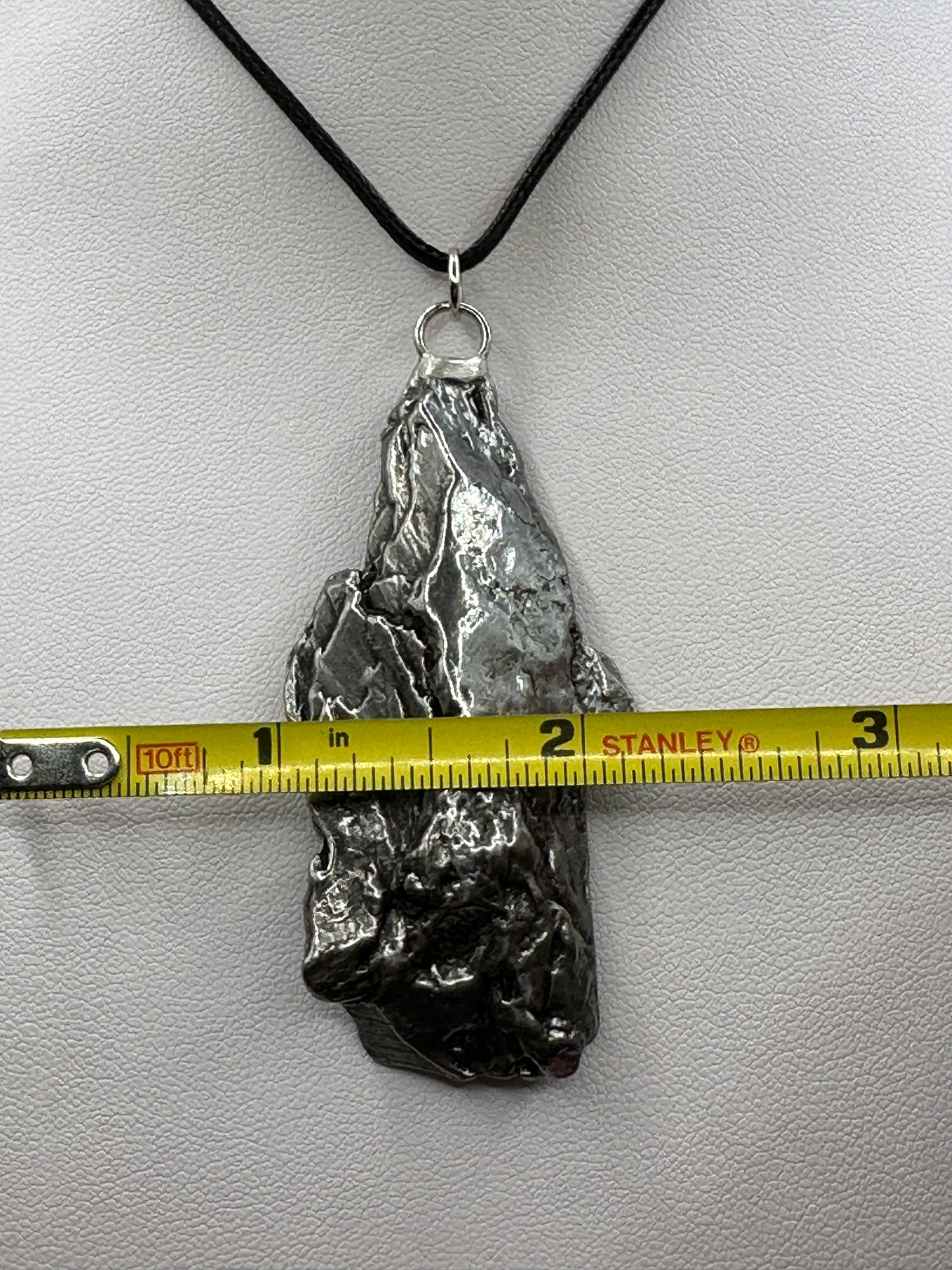 Beautiful Meteorite Campo del Cielo Pendant 56.05 Grams, Astronomy Gift, Authentic Meteorite, Meteorite Jewelry, Meteorite Pendant, COA