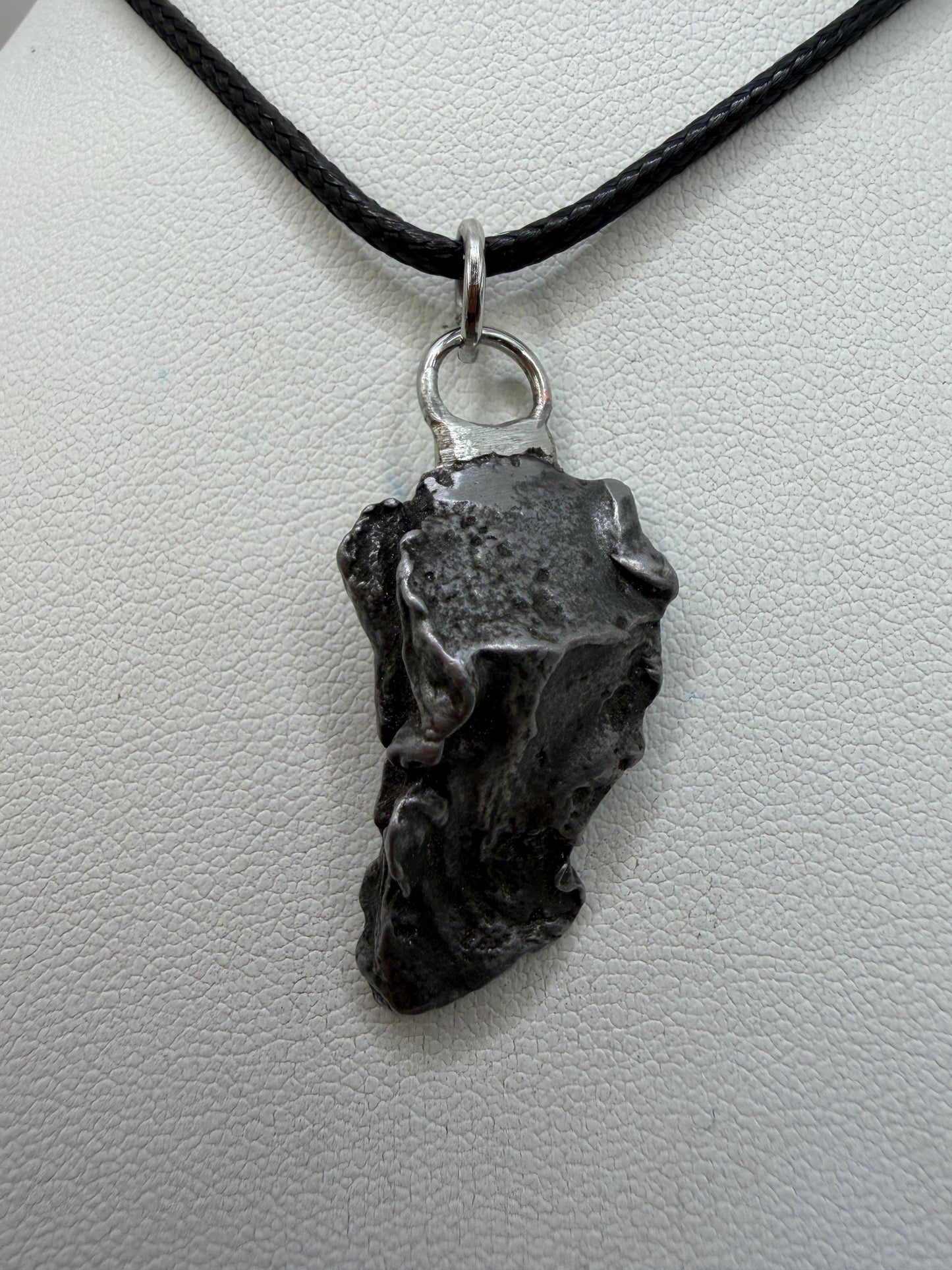 Sikhote-Alin Iron Meteorite Pendant: Astronomy Space Gift, 8.93g