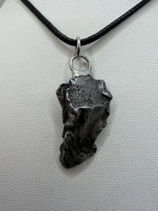 Sikhote-Alin Iron Meteorite Pendant: Astronomy Space Gift, 8.93g