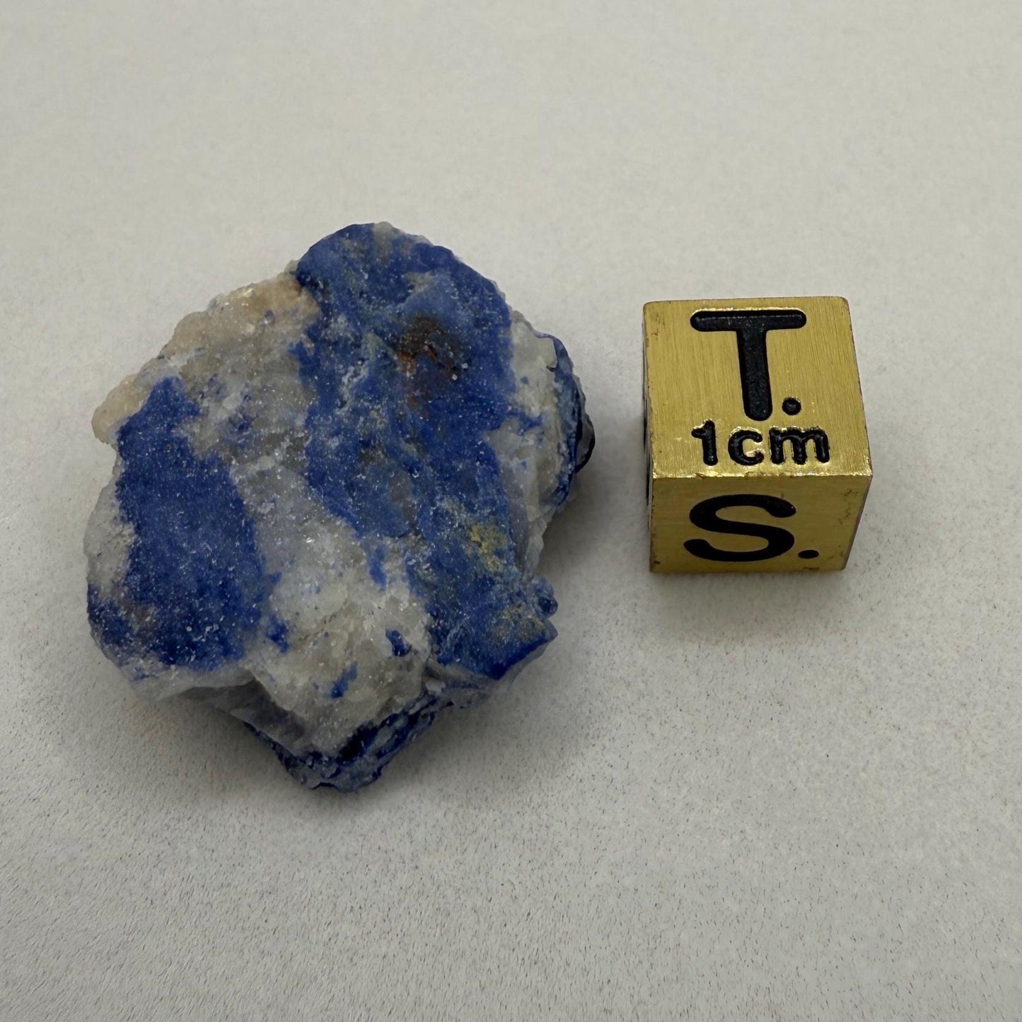 Raw Blue Dumortierite Crystal, Bahia Brazil, Mineral Specimen