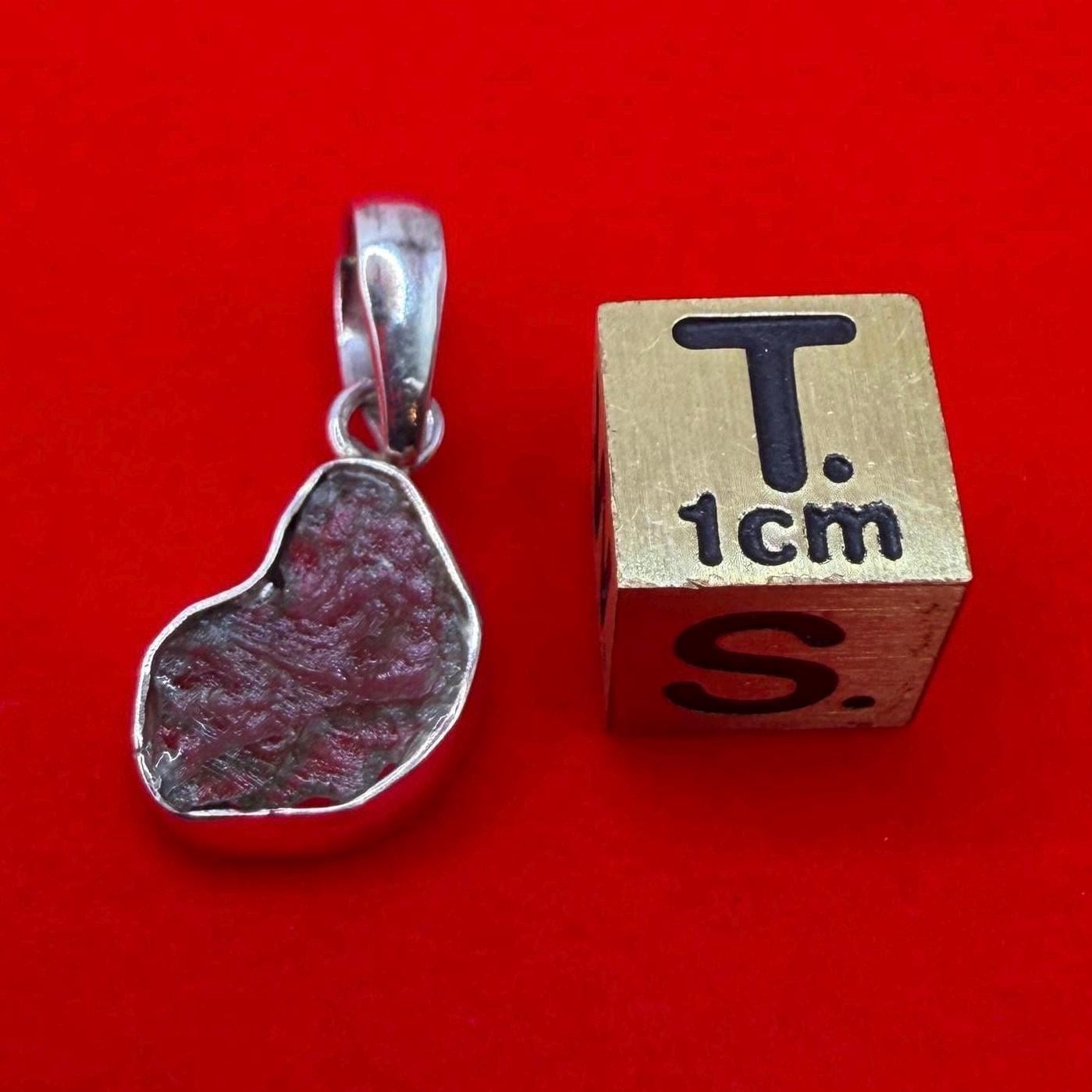Authentic Moldavite Tektite Pendant: Czech Republic, Reiki Energy, 1.32 gram