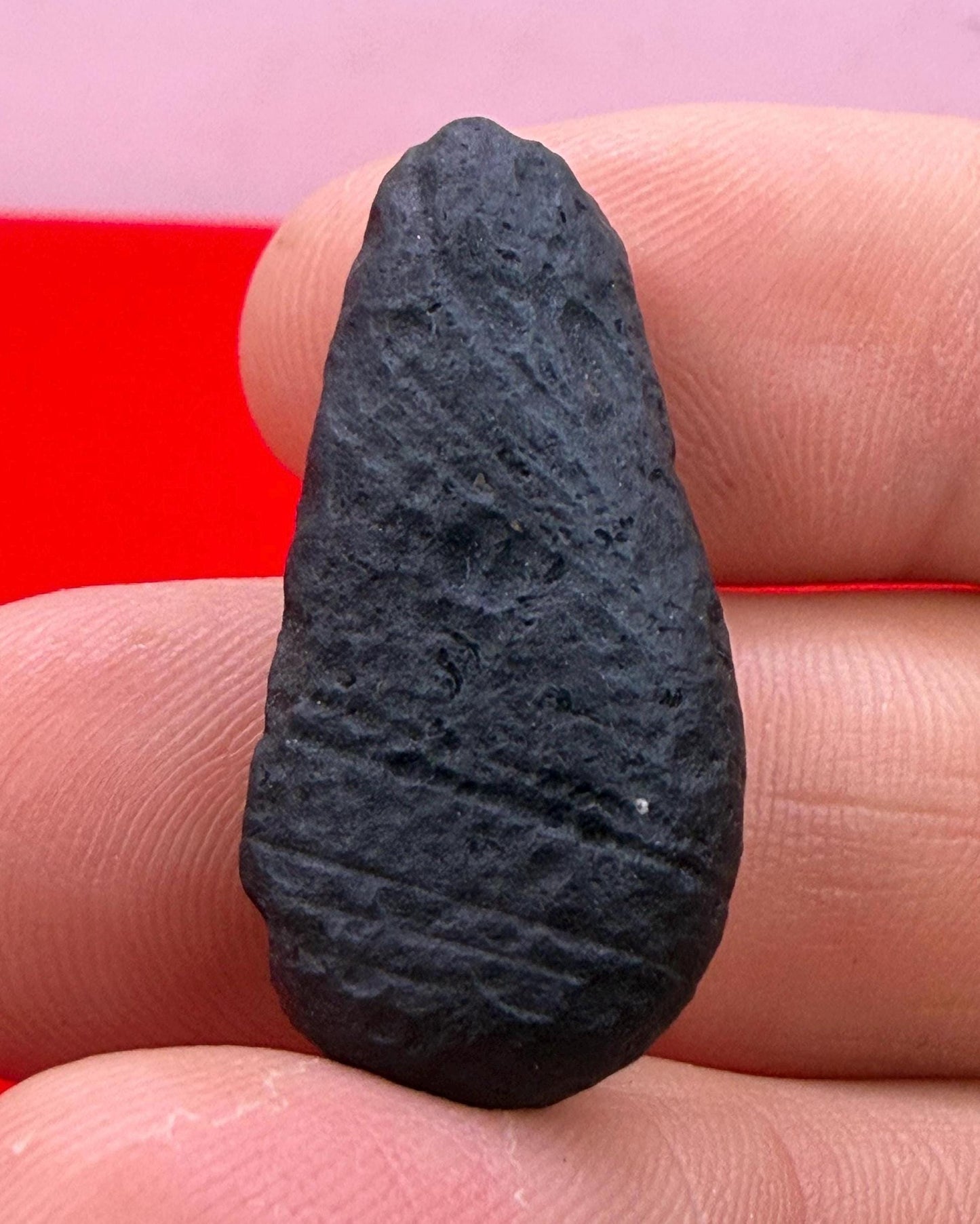 Saffordite Stone, Rare Cintamani, Arizona Tektite, 6.12 Grams