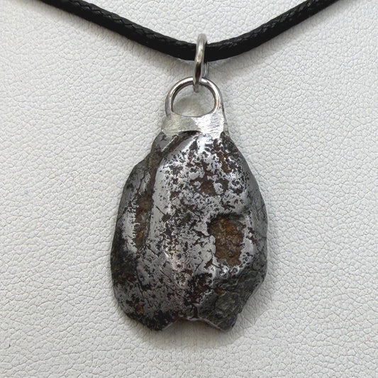Sikhote-Alin Iron Meteorite Pendant: Astronomy Space Gift, 10.18g