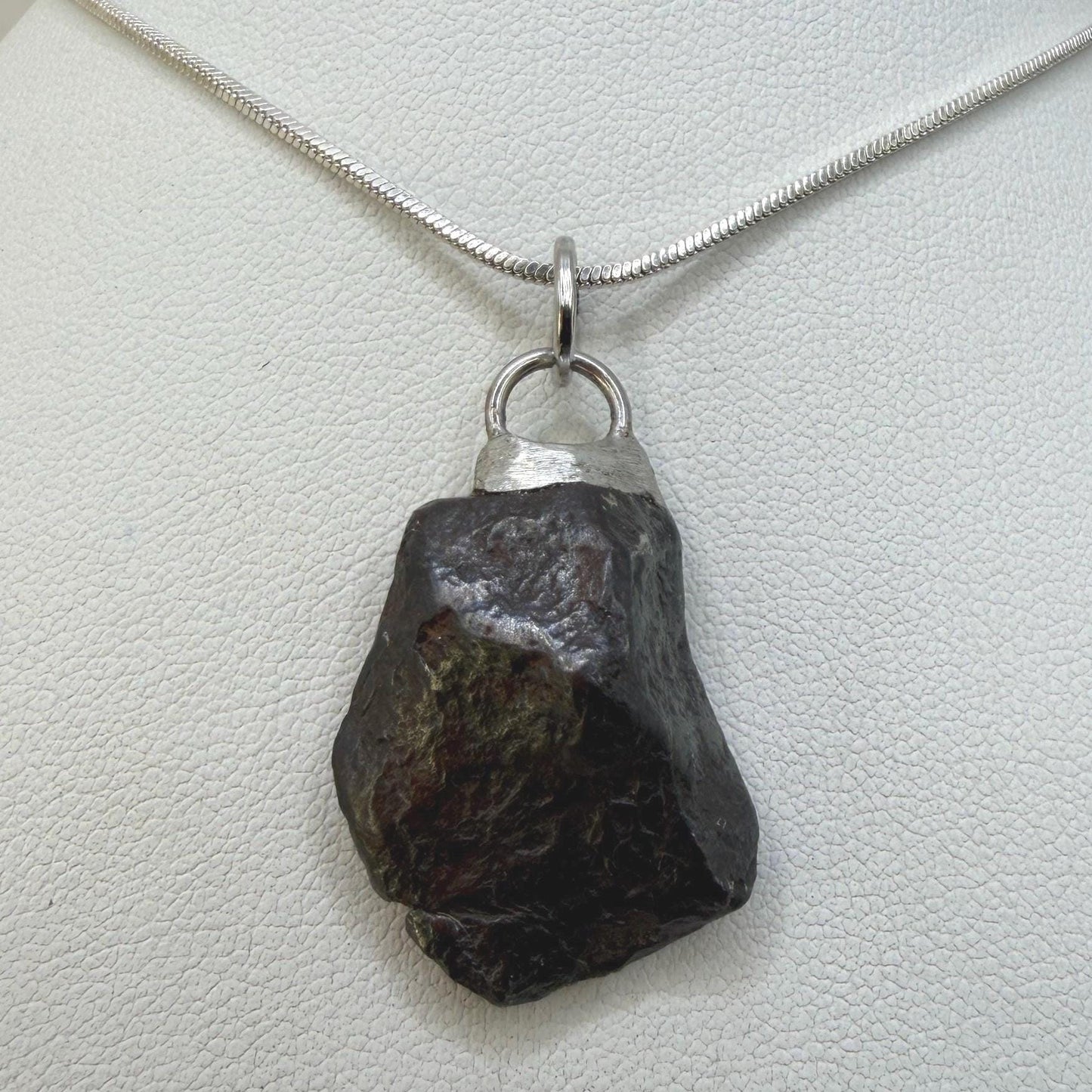 Canyon Diablo Iron Meteorite Pendant: Arizona Space Gift, 10.95 grams