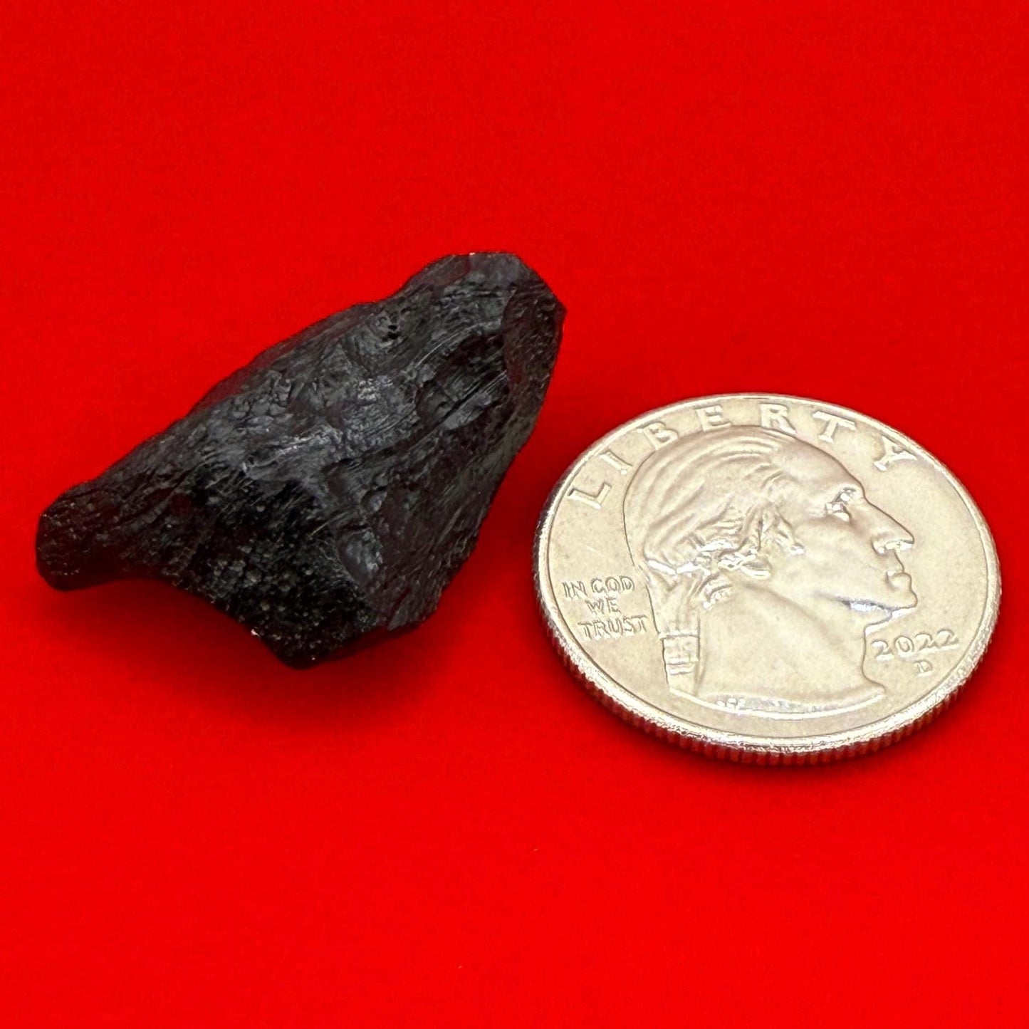 Indochinite Tektite: Indonesian Impactite, Energy Work Stone, Astronomy Gift, 5.96g