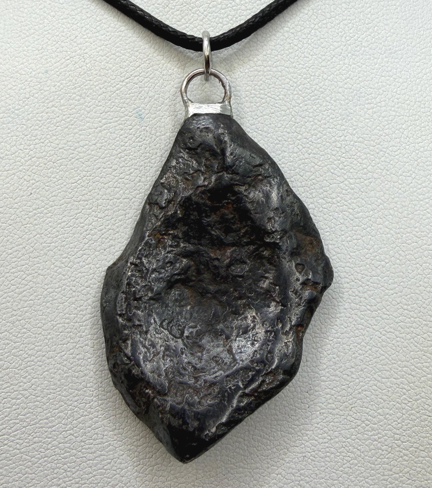 Canyon Diablo Iron Meteorite Pendant: Arizona Space Gift, 23.34 grams