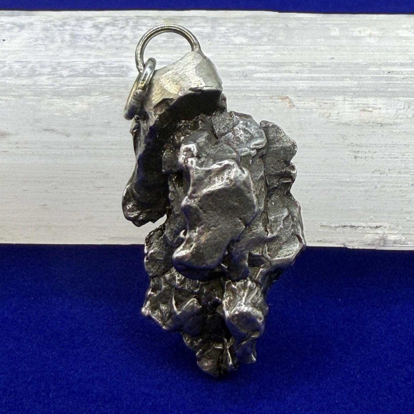 Campo del Cielo Meteorite Pendant, Authentic Astronomy Gift, Cosmic Jewelry, 17.51 grams