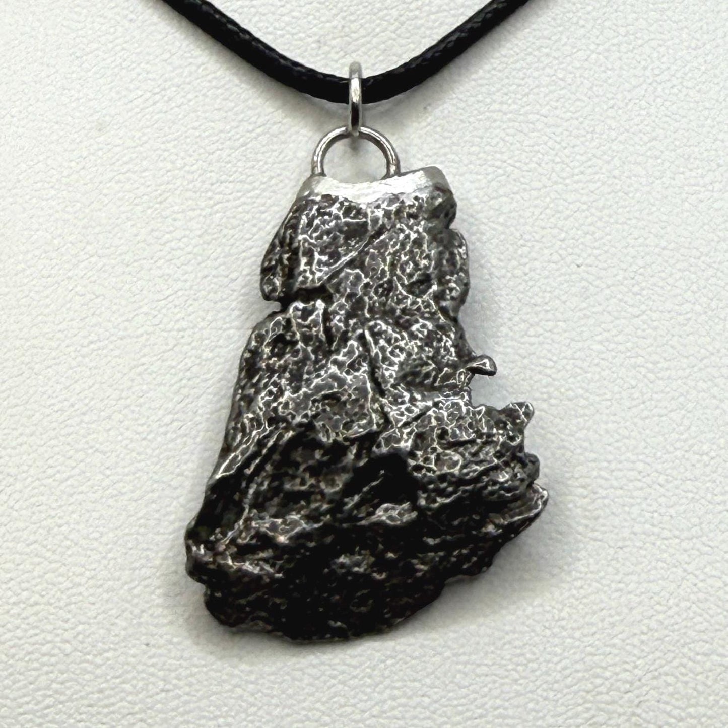 Campo del Cielo Meteorite Pendant: Authentic Astronomy Gift, Cosmic Pendant, COA, 16.46 grams