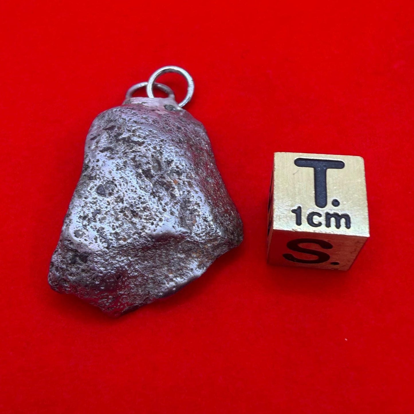 Henbury Iron Meteorite Pendant, Australia, Astronomy Gift, Cosmos, 15.37g