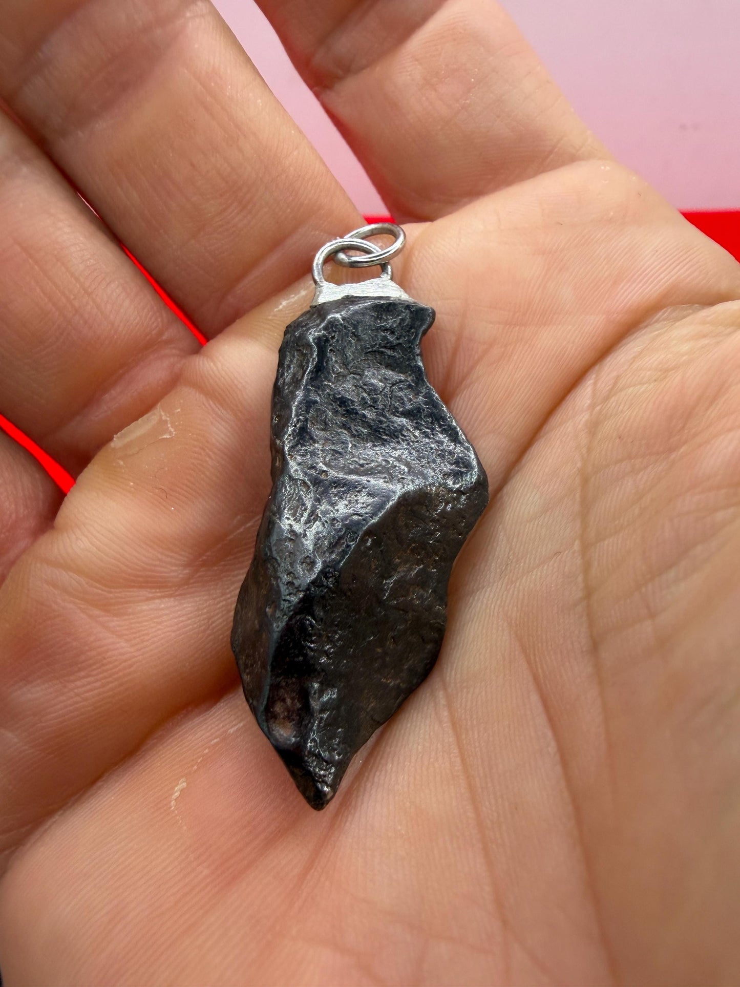 Canyon Diablo Iron Meteorite Pendant: Arizona Space Gift, 15.78 grams
