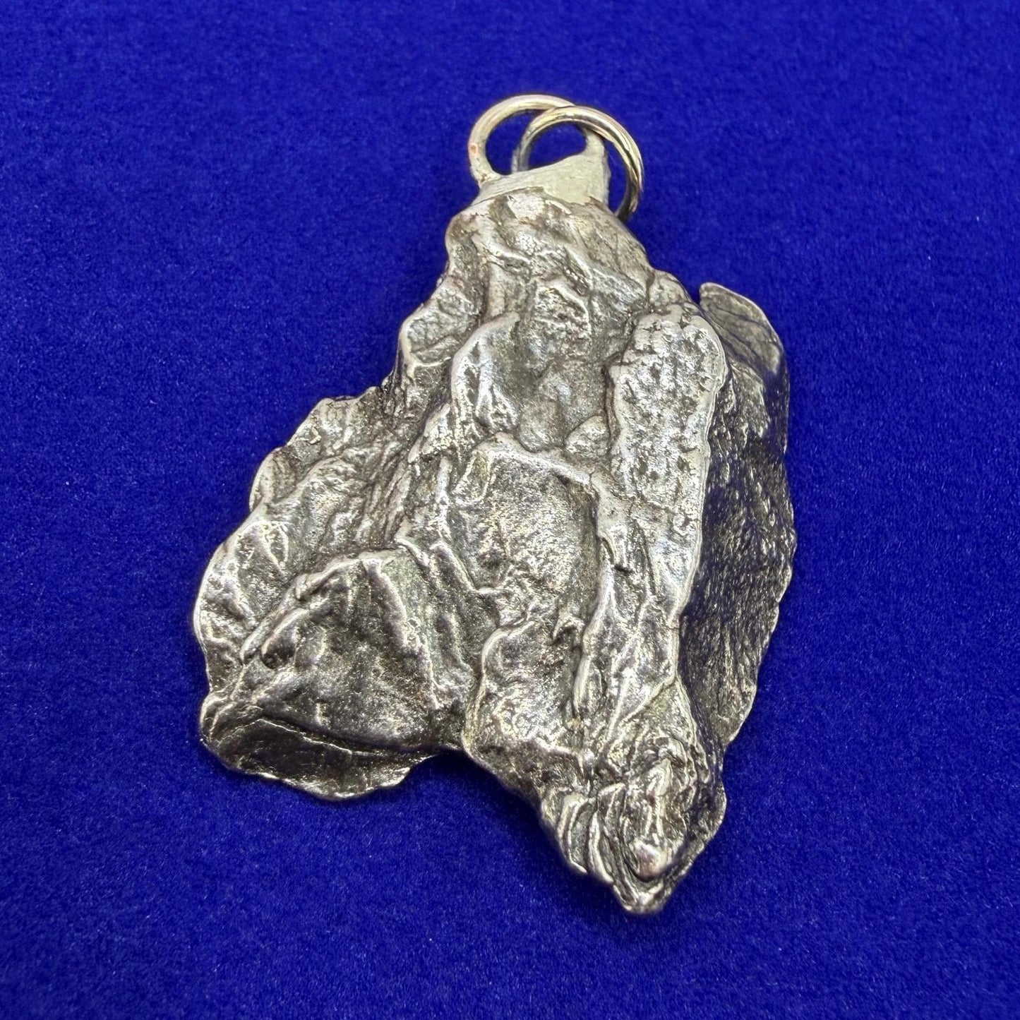 Campo del Cielo Meteorite Pendant: Authentic Iron Meteorite Jewelry, 20.30g