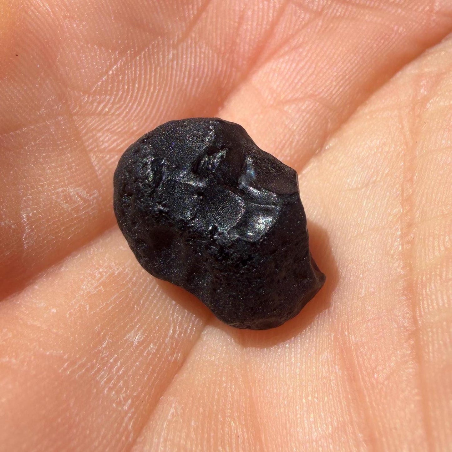 Rare Saffordite Stone: Arizona Cintamani Pseudo-Tektite, 2.18 grams