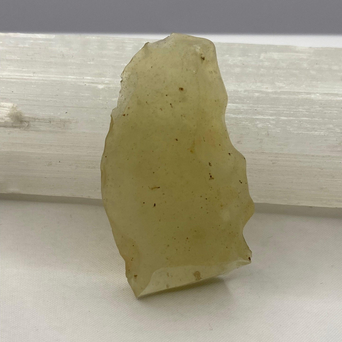 Libyan Desert Glass: Golden Tektite Talisman, 15.97 grams