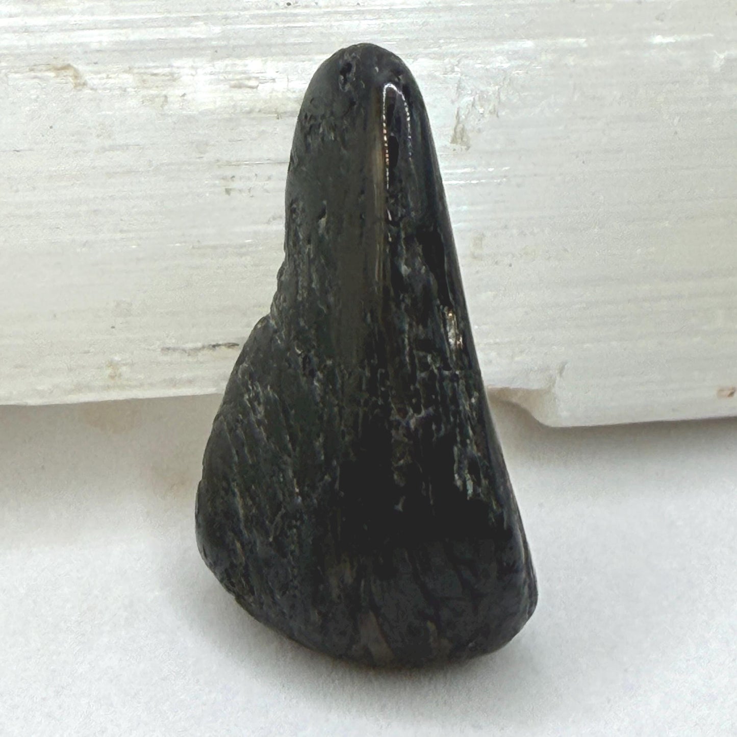 Greenland Nuummite Stone: Reiki Healing Stone, Protection Talisman, 9.17 grams