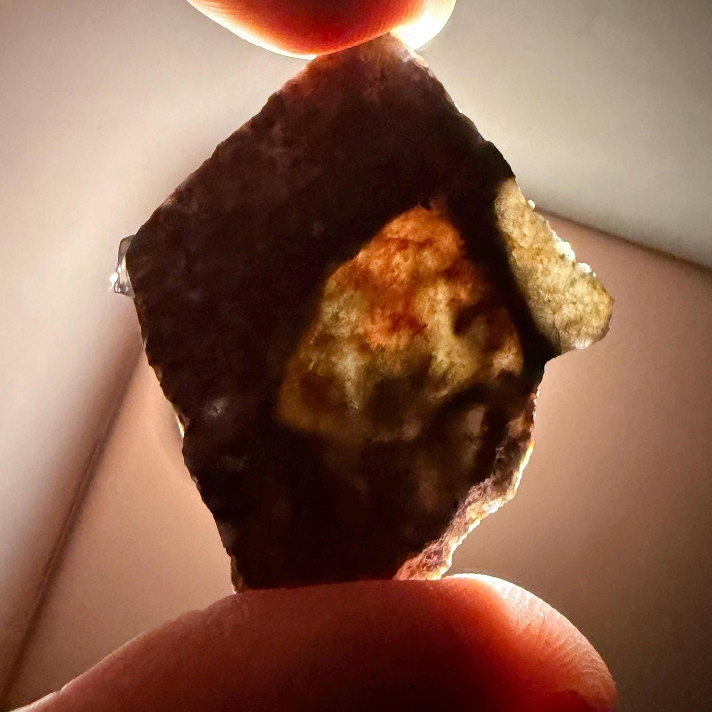 NWA 18045 Lunar Meteorite Slice, Authentic Moon Rock, Melt Breccia, 6.90 grams