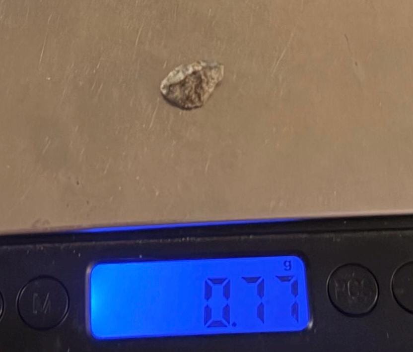 NWA 13974 Lunar Meteorite: Feldspathic Breccia, Moon Rock, 0.77 grams