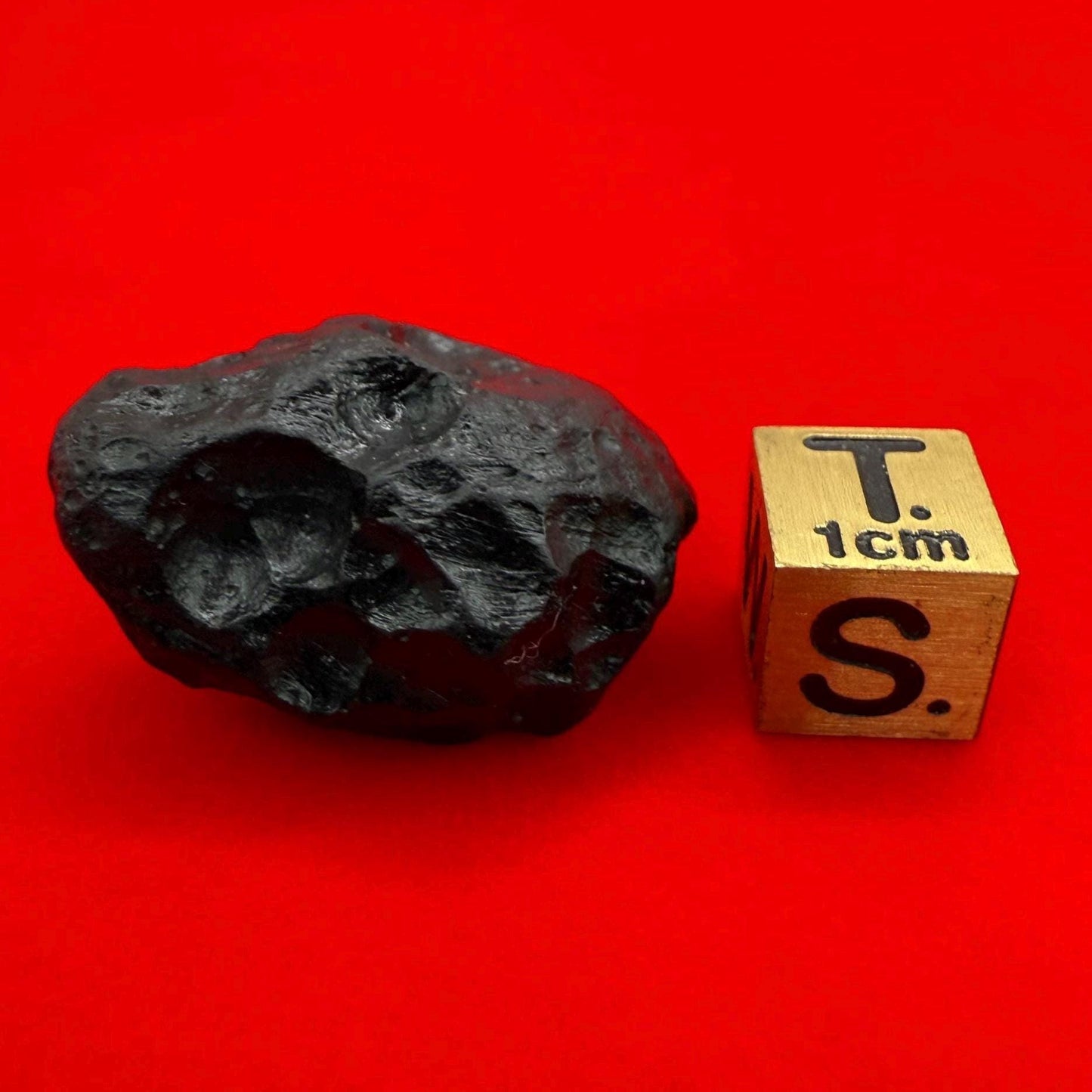 Indochinite Tektite: Indonesian Impactite Rock, Energy Work Stone, 10.50 grams