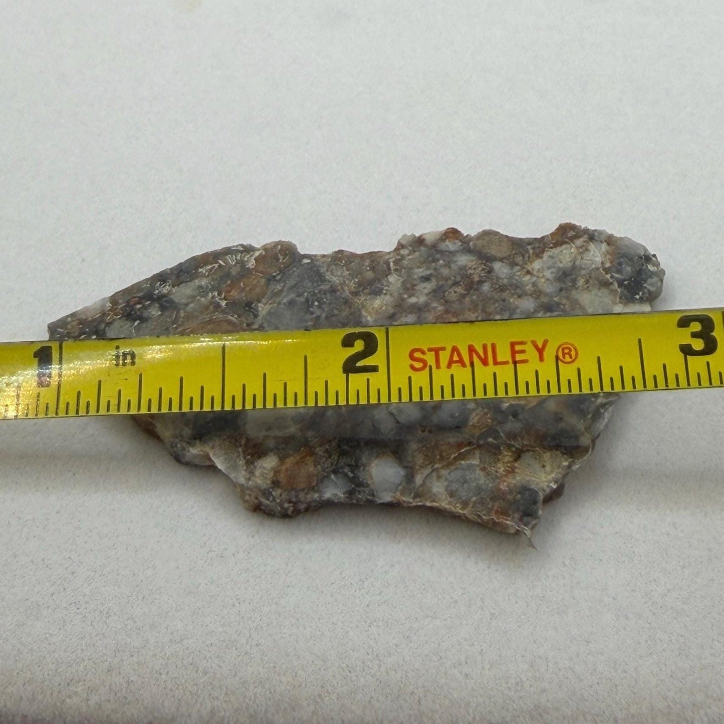 NWA 18045 Lunar Meteorite Slice, Newly Classified, Translucent, Authentic Moon Rock, Melt Breccia, 6.36 grams