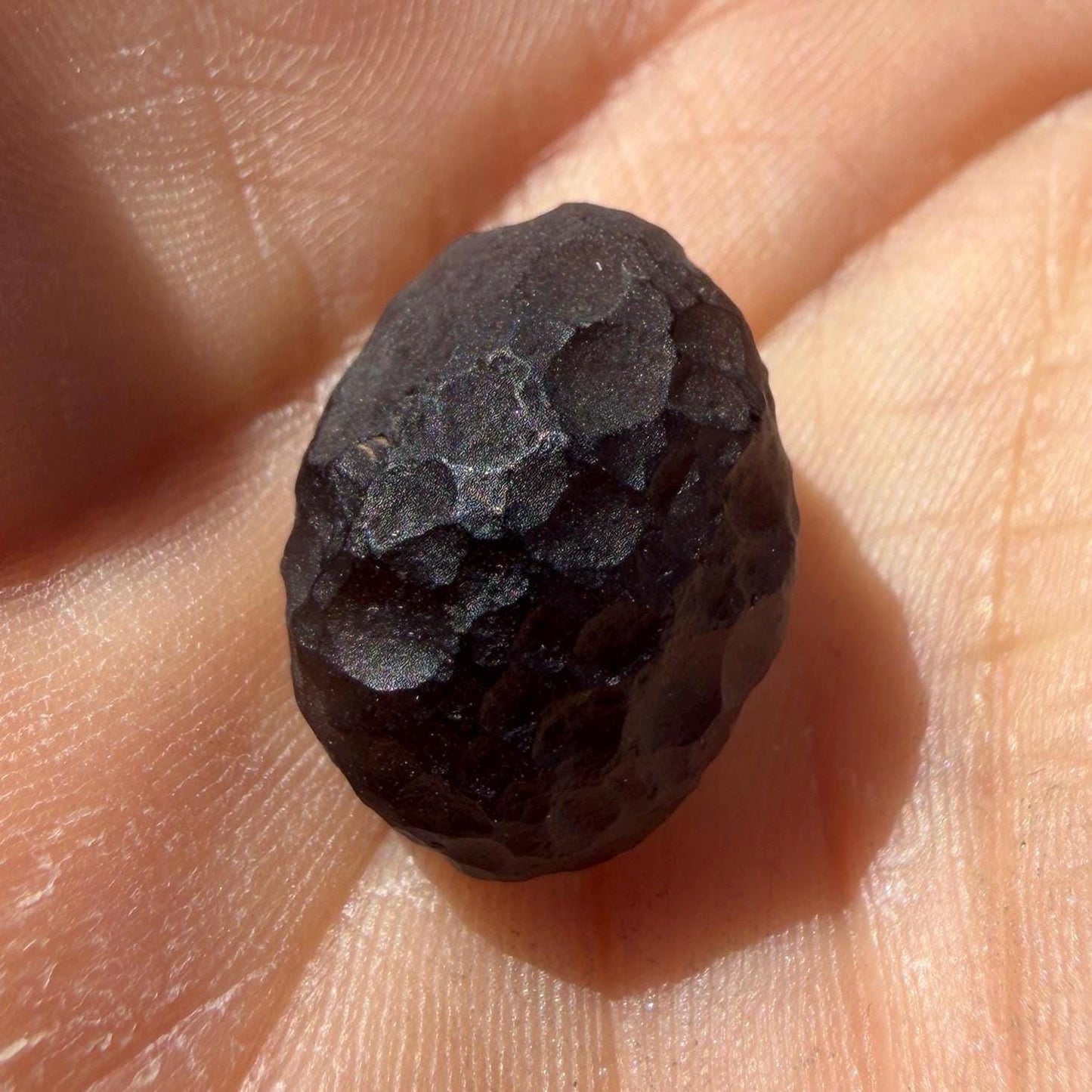 Saffordite Stone: Rare Cintamani, Arizona Pseudo-Tektite -3.29 Grams