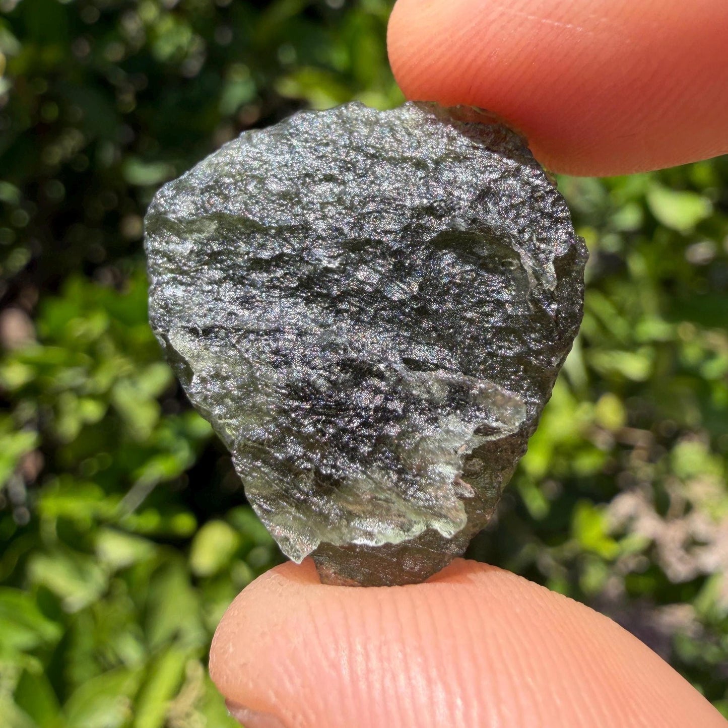 Authentic Moldavite Tektite Specimen, Czech Republic, 4.83 grams