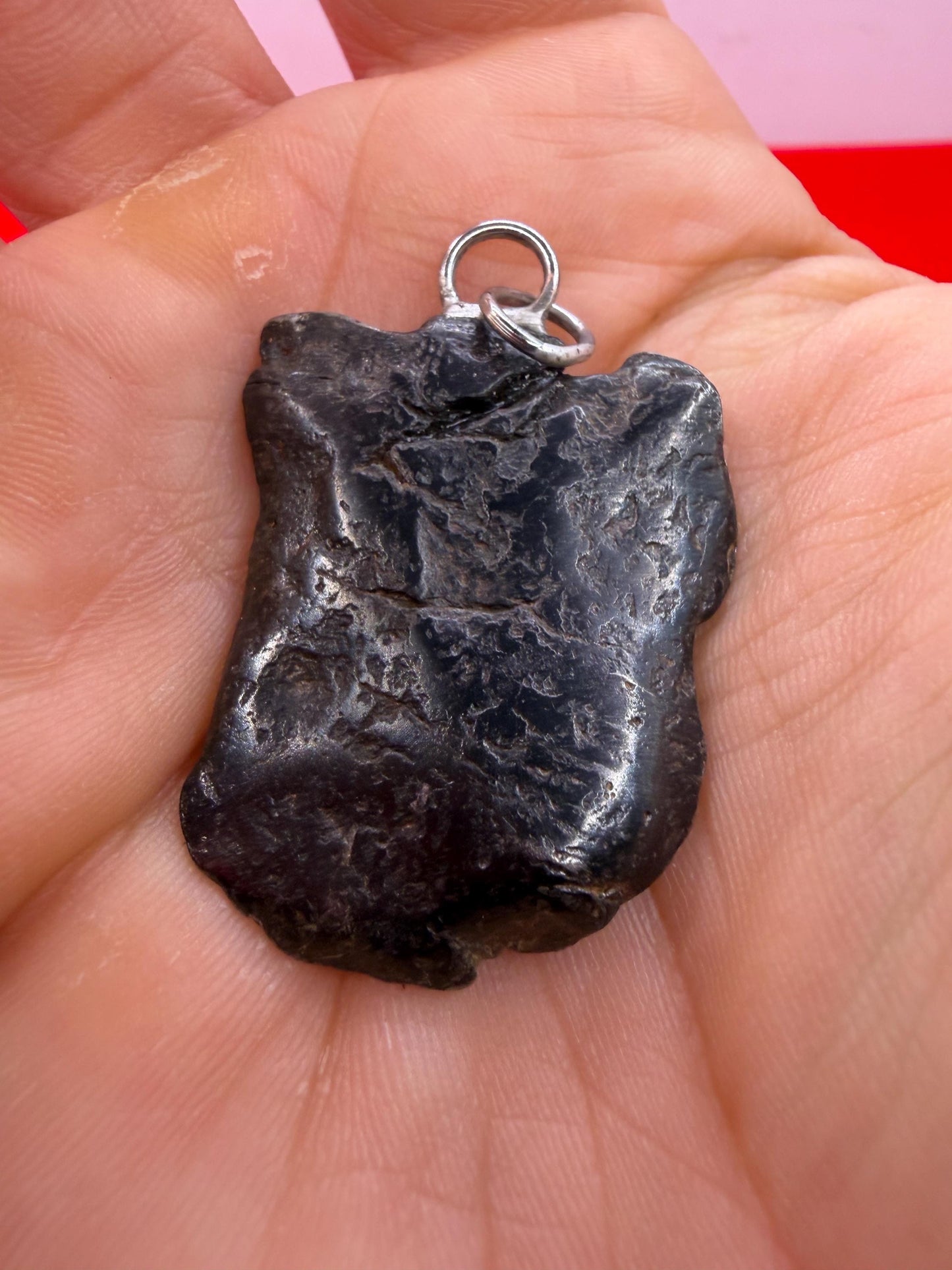 Canyon Diablo Iron Meteorite Pendant: Arizona Space Gift, 18.55 grams