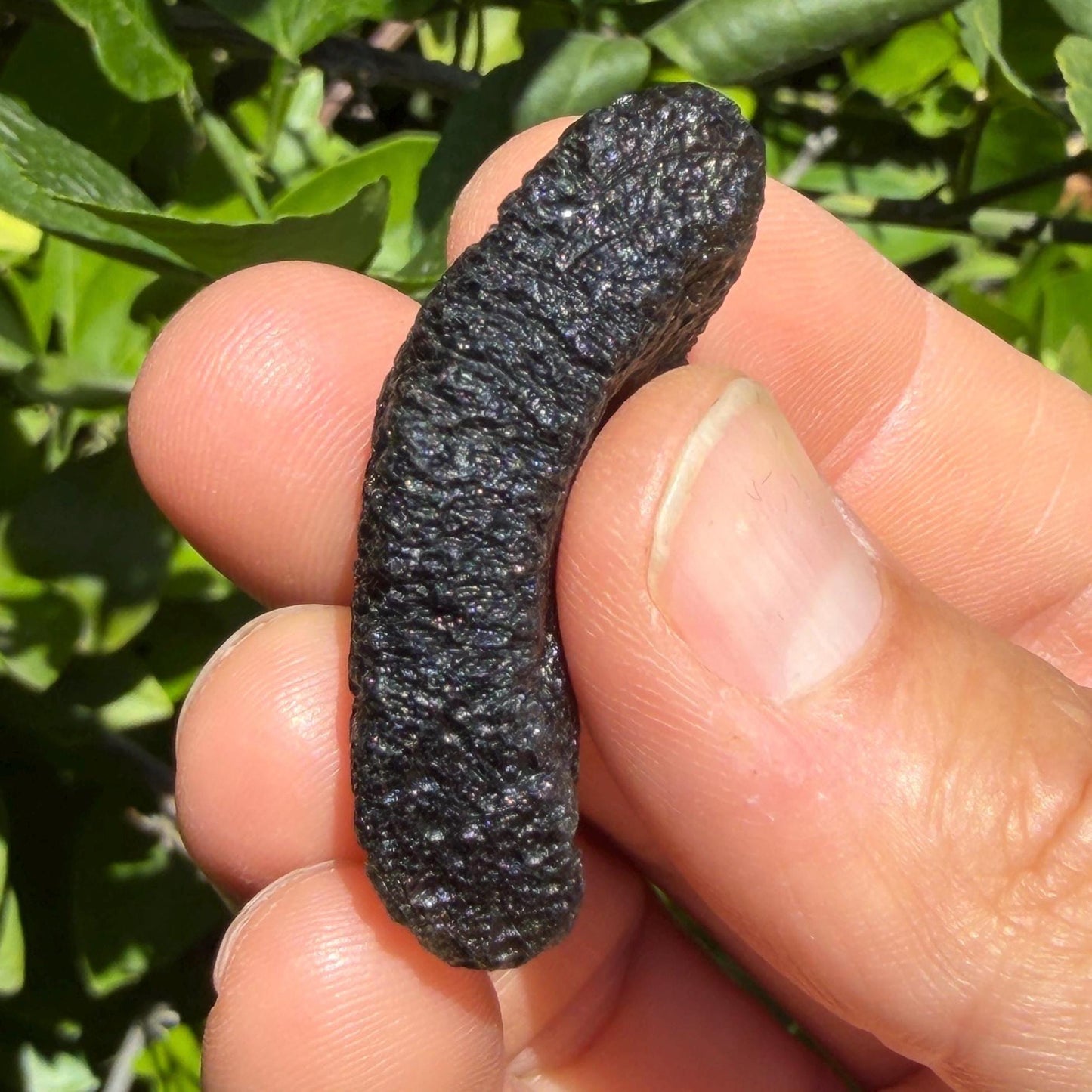 Authentic Moldavite Tektite Specimen, Reiki Healing Crystal, 13.99g/69.95ct