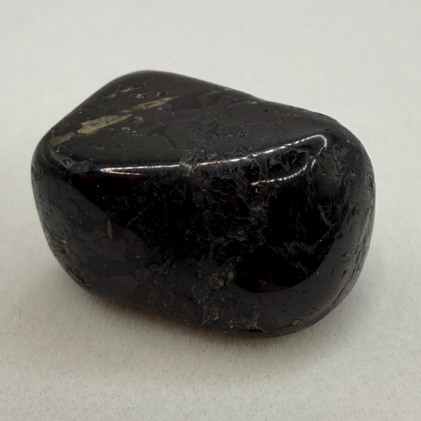 Greenland Nuummite Stone: Reiki Healing Stone, Protection Talisman, 10.83 grams